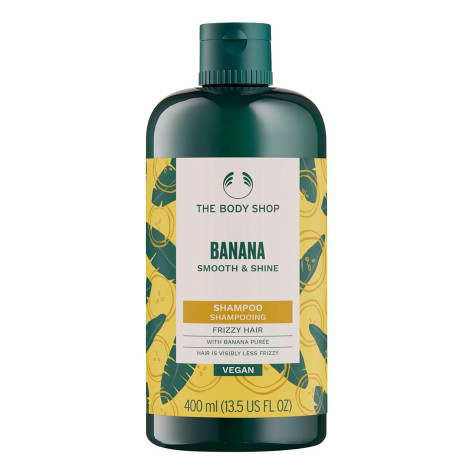 The Body Shop Banana Smooth & Shine Shampoo 400ml (Poland)