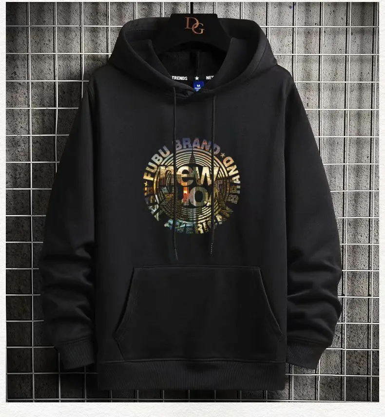 Cotton Winter Hoodie, 300 GSM, Sizes M to XL, 4 Colours