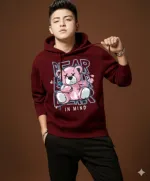 Men's and Women's Drop Shoulder Hoodie with DTF Print