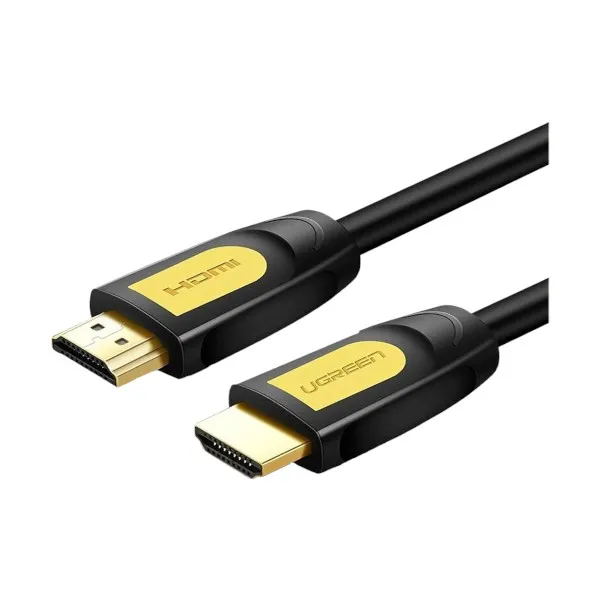 Ugreen 10128 HDMI মেল টু মেল কেবল 1.5 মিটার (ব্ল্যাক-ইয়েলো)
