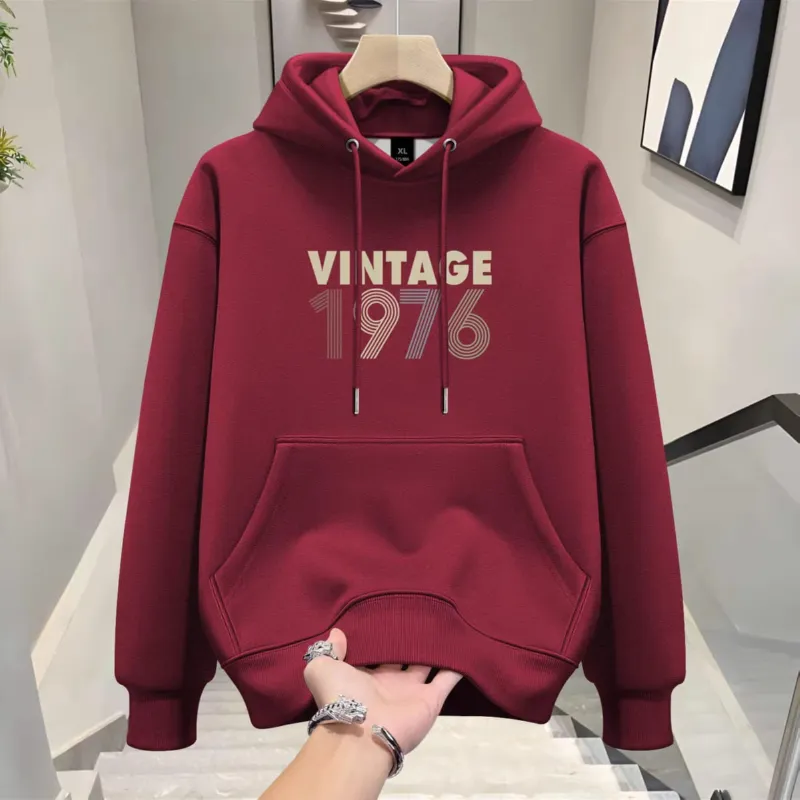 Men's Cotton Winter Hoodie, 320 GSM, Chest 38 to 42 Inch