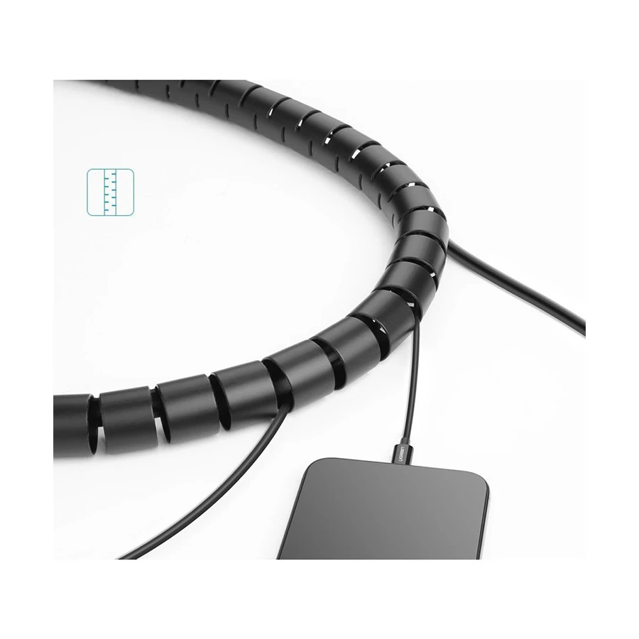 UGREEN LP121 30820 5 Meter Black Tube Cable Organizer