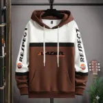 Men's Winter Hoodie, 320 GSM Cotton, Chest 38 to 42 Inch, 4 Colours