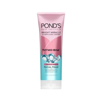 Pond's Bright Miracle আলটিমেট অ্যাকনে কন্ট্রোল Thymo-BHA ফেসিয়াল ফোম 100 গ্রাম