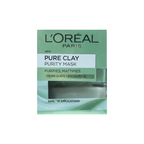 L'Oreal Paris 3 Pure Clays ও ইউক্যালিপটাস পিউরিটি মাস্ক 50ml
