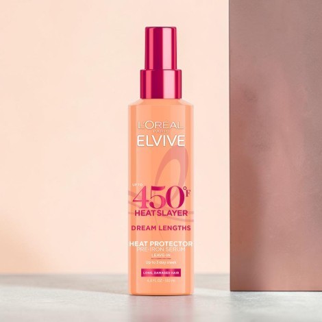 L'Oreal Elvive 450° Heat Slayer Dream Lengths Heat Protector Pre-Iron Serum 130ml (Canada)