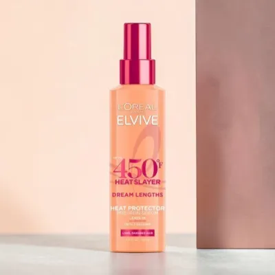 L'Oreal Elvive 450° Heat Slayer Dream Lengths হিট প্রটেক্টর প্রি-আয়রন সিরাম 130ml