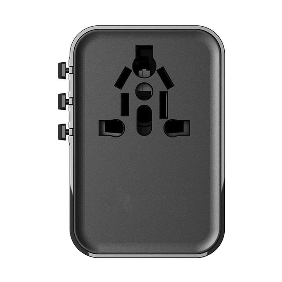 WiWU Universal Plug Wi-UA006 45W GaN Travel Charger with AC Outlet
