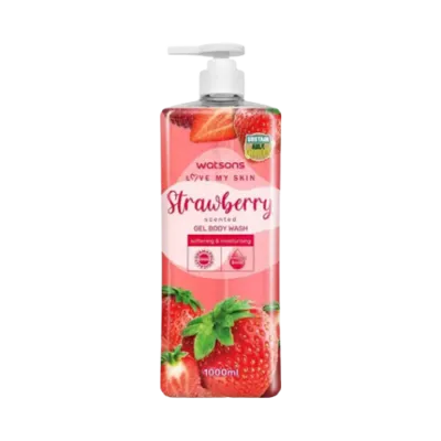 Watsons Love My Skin স্ট্রবেরি সুগন্ধি জেল বডি ওয়াশ 1000ml