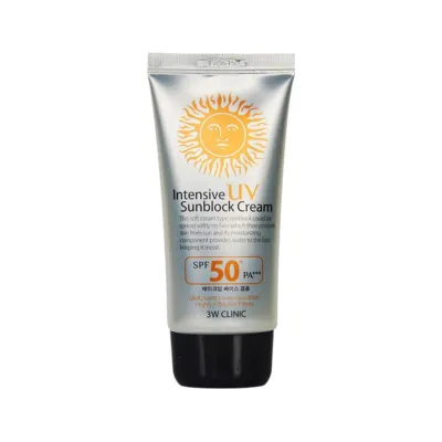 3W Clinic ইনটেনসিভ UV সানব্লক ক্রিম SPF50 PA+++ – 70ml