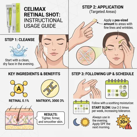 Celimax Retinal Shot ফেস বুস্টার 15ml