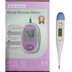 Medi-Check ব্লাড গ্লুকোজ মিটার, থার্মোমিটারসহ