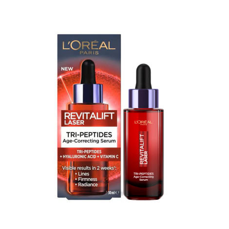 L'Oreal Revitalift Laser ট্রাই-পেপটাইড এজ-কারেক্টিং সিরাম 30ml