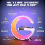 G63 অ্যাটমোস্ফিয়ার RGB লাইট ব্লুটুথ স্পিকার, ওয়্যারলেস চার্জিংসহ