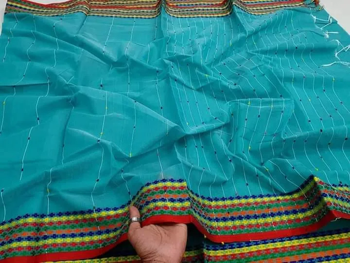 Women's Chumki Saree in Half Silk, 6 Colours