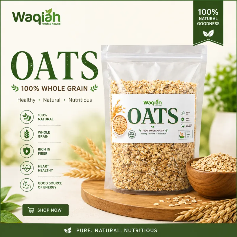 বেবি ওটস 3 প্যাক কম্বো (3 x 500g), সাথে 250ml মধু