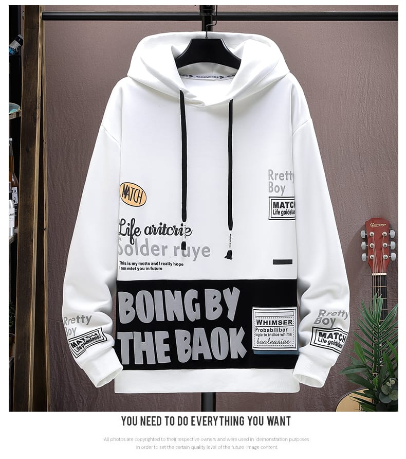 Winter Cotton Hoodie, Length 27 to 29 Inch, 3 Colours