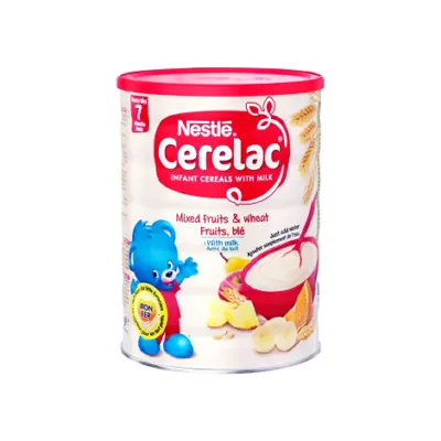 Nestle Cerelac মিক্সড ফ্রুটস ও হুইট শিশুখাদ্য 1kg (7 মাস)
