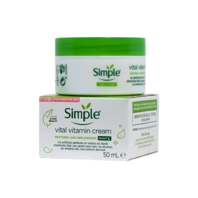 Simple Kind to Skin Vital Vitamin নাইট ক্রিম 50 মিলি