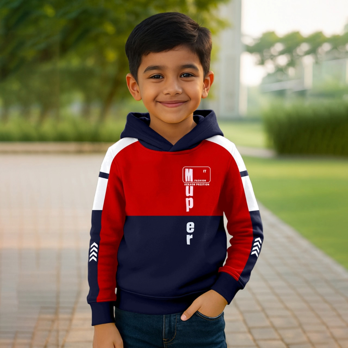 বাচ্চাদের উইন্টার হুডি (কটন ফ্লিস)