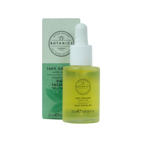 Botanics 100% Organic নারিশিং ডেইলি ফেসিয়াল অয়েল 25ml