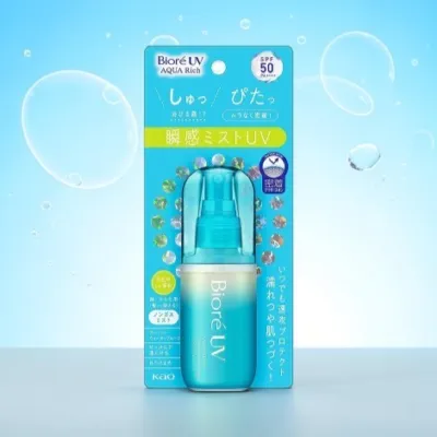 Biore UV Aqua Rich অ্যাকোয়া প্রোটেক্ট সানস্ক্রিন মিস্ট SPF50 PA++++ 60ml