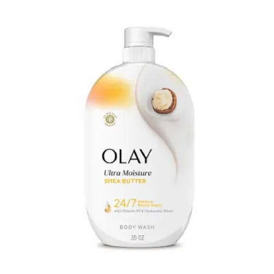 Olay Ultra Moisture শিয়া বাটার বডি ওয়াশ, ভিটামিন B3 ও হায়ালুরোনিক ব্লেন্ডসহ 1.03 লিটার