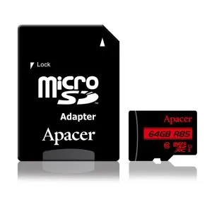 Apacer R85 64GB মাইক্রো SDHC মেমোরি কার্ড (UHS-1 U1 Class 10)