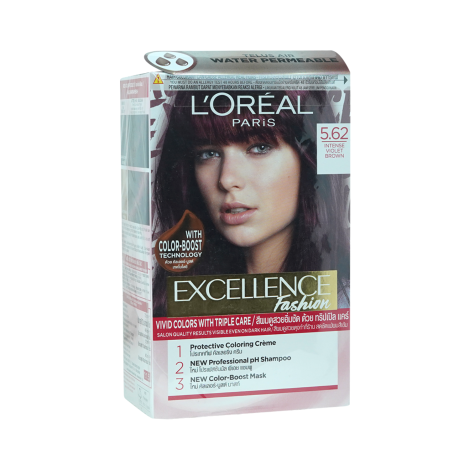 L'Oreal Excellence ক্রিম হেয়ার কালার 5.62 Intense Violet Brown