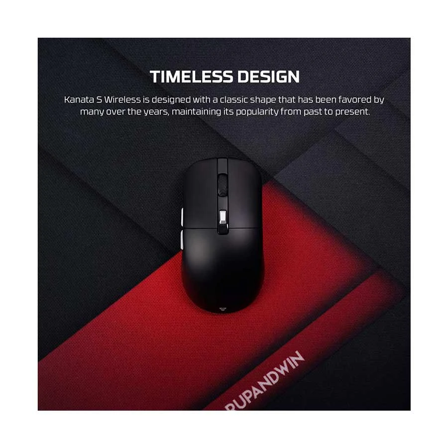 Fantech Kanata WG9S Dual Mode Black Gaming Mouse