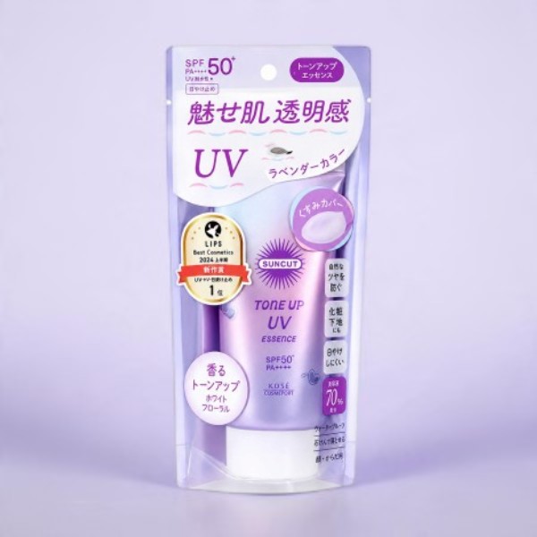 Kose Cosmeport Suncut টোন আপ UV এসেন্স সানস্ক্রিন SPF50+PA++++ 80g