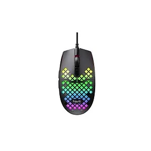 Havit MS1008 RGB ব্যাকলিট অপটিক্যাল গেমিং মাউস