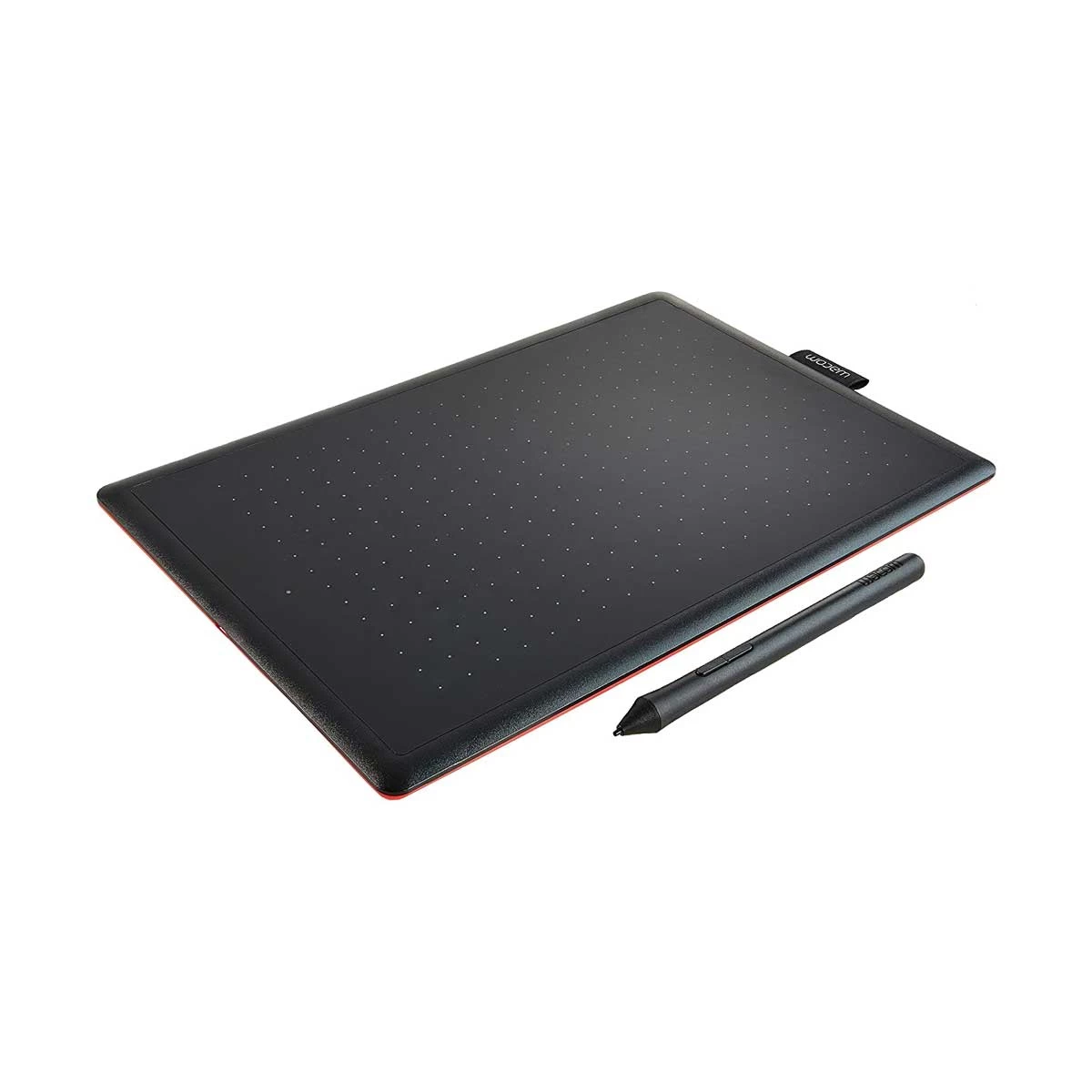 One by Wacom Medium CTL-672 Black-Red Graphics Drawing Tablet