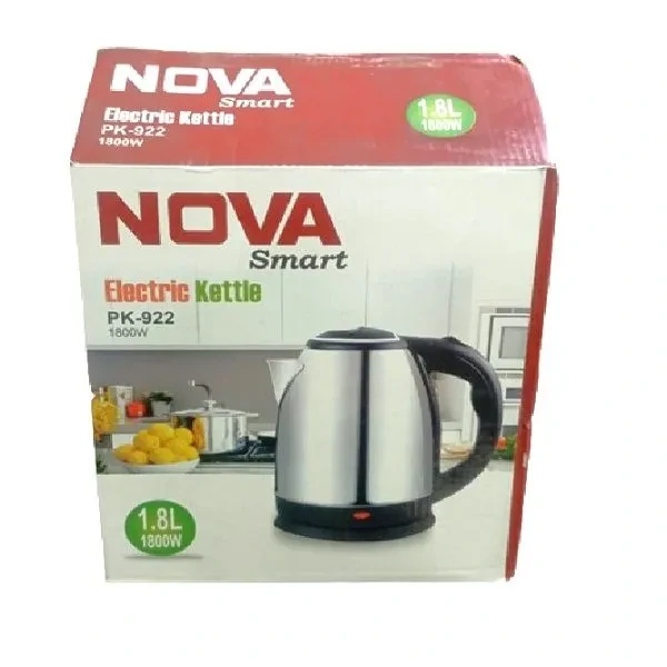 Nova PK-৯২২ স্মার্ট ইলেকট্রিক কেটল - ১৮০০ ওয়াট