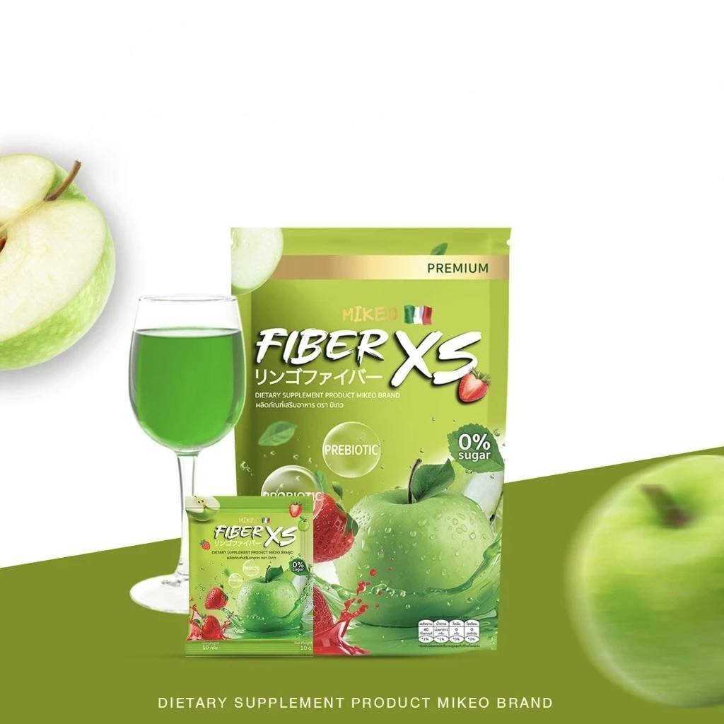 Mikeo Fiber XS প্রিবায়োটিক ডায়েটারি সাপ্লিমেন্ট 30 স্যাশে