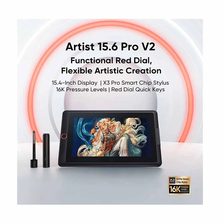 XP-Pen Artist Display 15.6 Pro V2 Fully-Laminated Pen Display