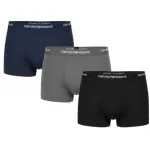 EMPORIO ARMANI মেনস বক্সার ট্রাঙ্ক 3-Pack – মাল্টি কালার
