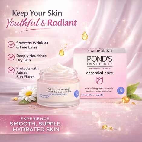 Pond's Essential Care নারিশিং অ্যান্টি-রিঙ্কেল ফেস ক্রিম 50ml