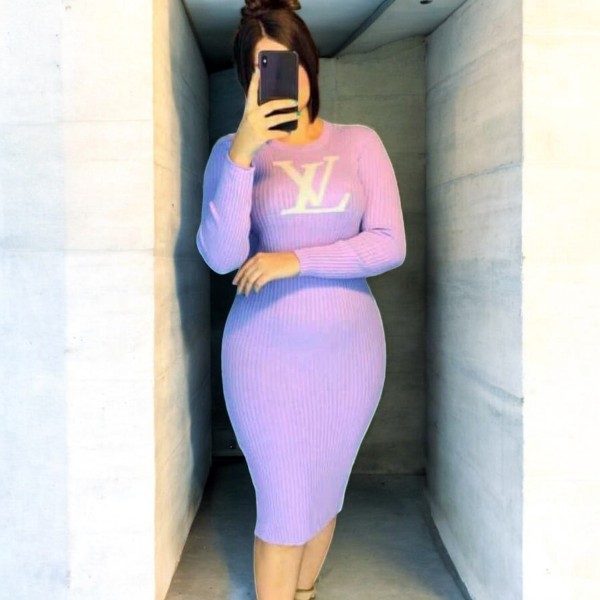 Unique Collection রোল নেক মিডি ড্রেস