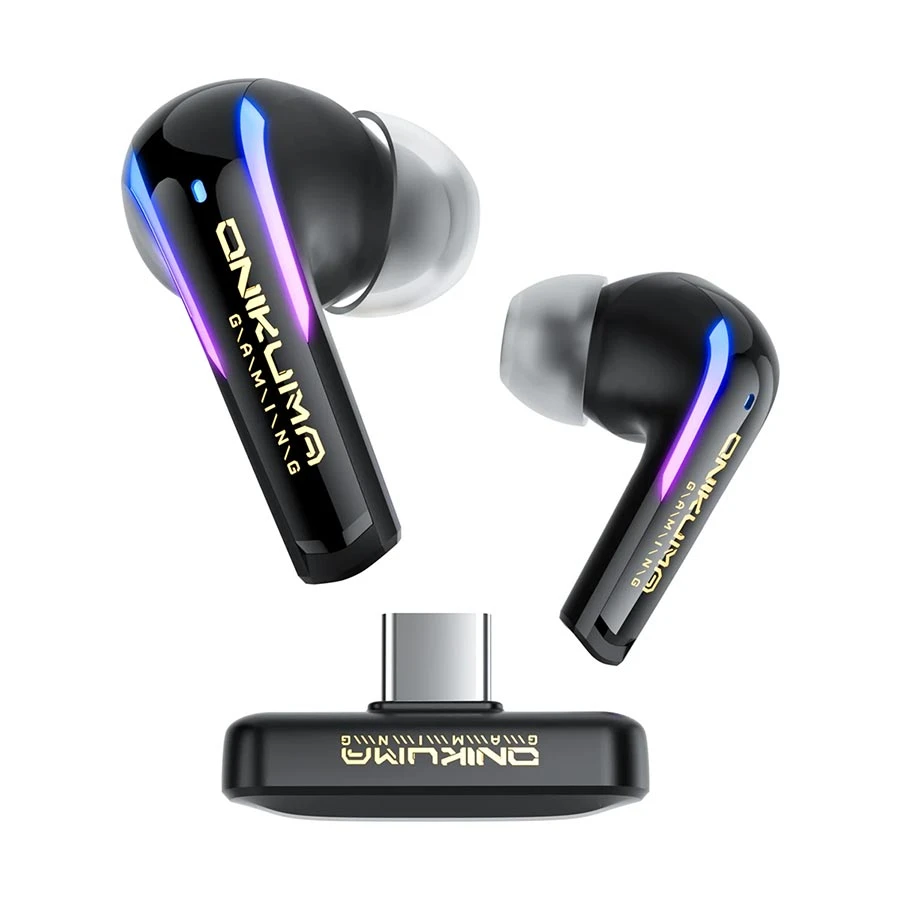 Onikuma T27 ENC 2.4G Wireless Gaming Earbuds Black