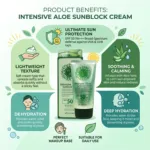 3W Clinic Intensive Aloe সানব্লক ক্রিম SPF50+ PA+++ 70ml