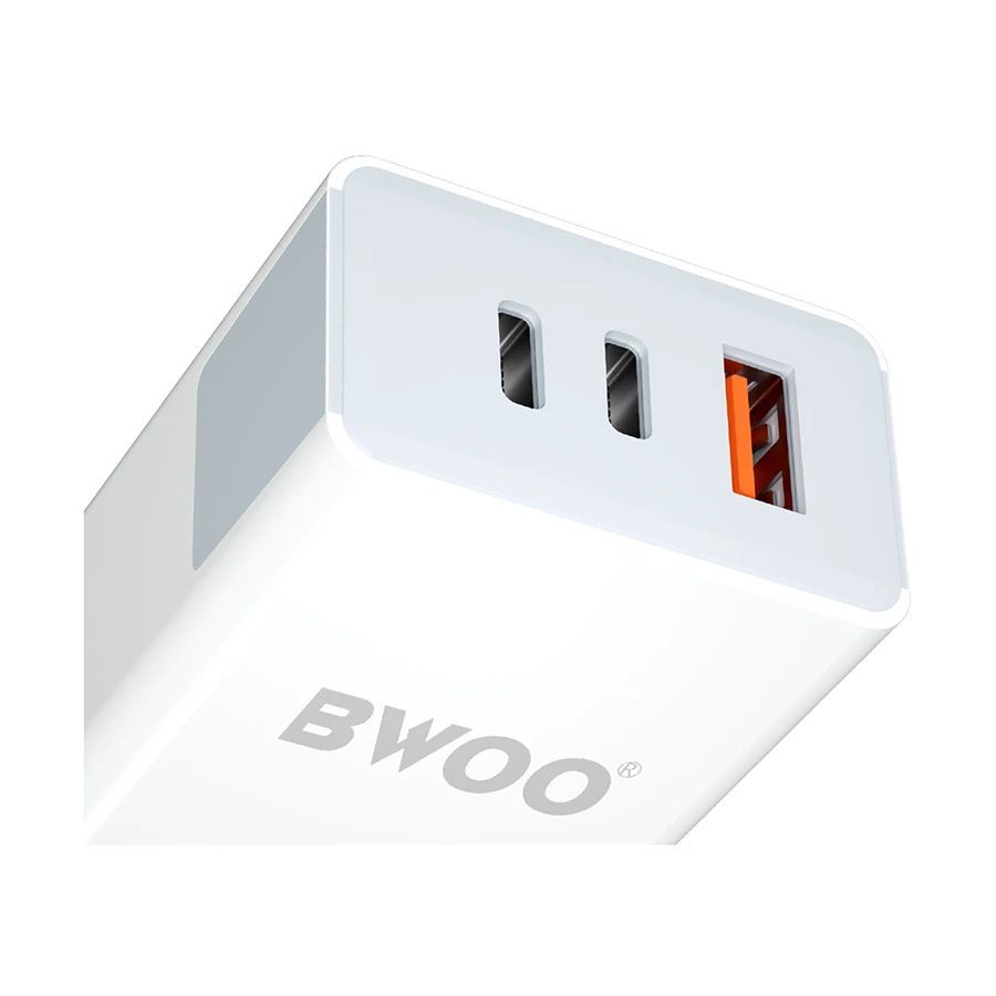 Bwoo BO-CDA133 40W PD QC USB & Dual USB-C Charger White (EU)