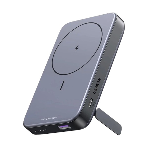 Ugreen PB206 10000mAh স্পেস গ্রে 22.5W ম্যাগনেটিক ওয়্যারলেস চার্জিং পাওয়ার ব্যাংক