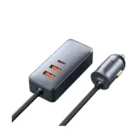 Baseus Share Together CCBT-A0G 60W কার ফাস্ট চার্জার, ডুয়াল USB ও ডুয়াল USB-C