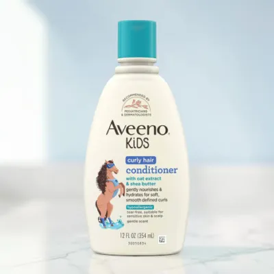 Aveeno Kids Curly Hair কন্ডিশনার, ওট এক্সট্র্যাক্ট ও শিয়া বাটার 354ml