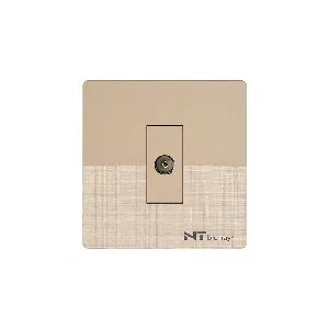 NT blu-ray Chrome Golden টিভি সকেট