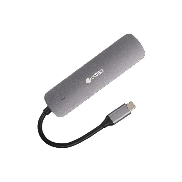 COTECi 6 ইন 1 USB-C HUB মাল্টি-পোর্ট অ্যাডাপ্টার