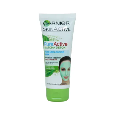 Garnier Skin Active Matcha Detox পোর আনক্লগিং মাস্ক 100ml