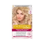 L'Oreal Excellence Creme ট্রিপল কেয়ার হেয়ার কালার - 10 Natural Baby Blonde