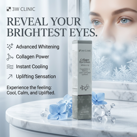 3W Clinic কোলাজেন হোয়াইটেনিং আই ক্রিম 40ml